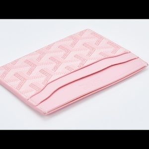 Goyard pink cardholder